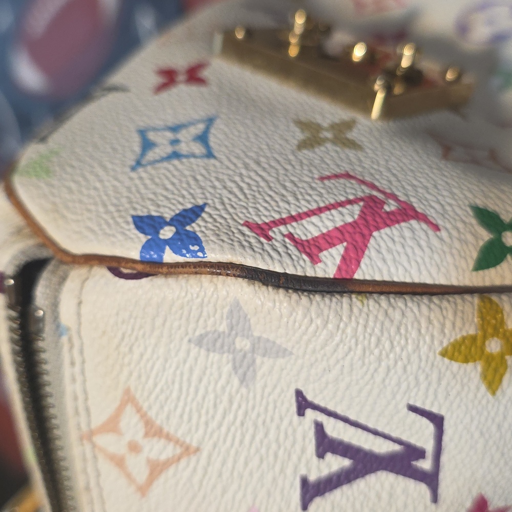 Louis Vuitton White Murakami Multicolor Speedy - Picture 11 of 16